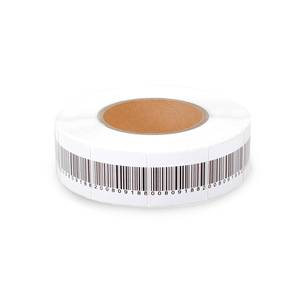 Labels RF 8.2 MHz 40x40mm - Barcode - Roll of 1000 image 1