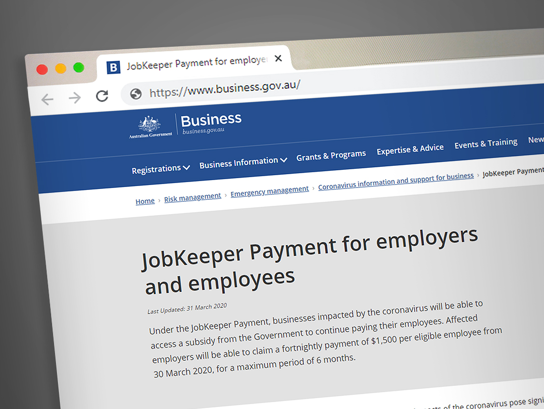 JobKeeper package offers a lifeline to retailers
