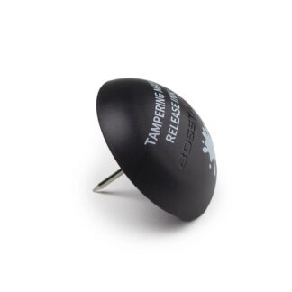 BossInk Security Pin (Black, Smooth) – Anti-Theft Ink Tag for Retail Stores (Benefit Denial, 100 units)