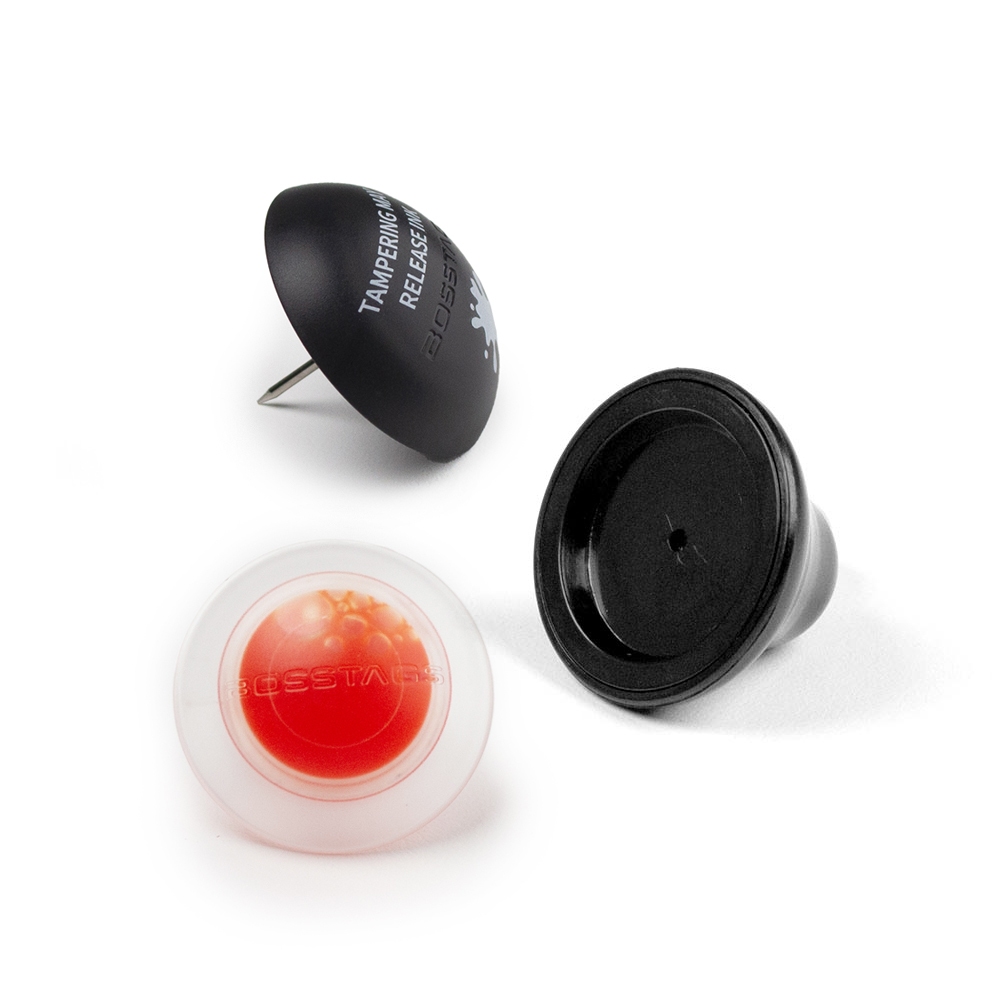 Clutch Security Tag (Black) – Non Alarming Anti-Theft Tag for Clothing & Retail Merchandise (100 units) image 1