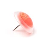 BossInk Security Pin (Transparent, Smooth) – Anti-Theft Ink Tag for Retail Stores (Benefit Denial, 100 units)